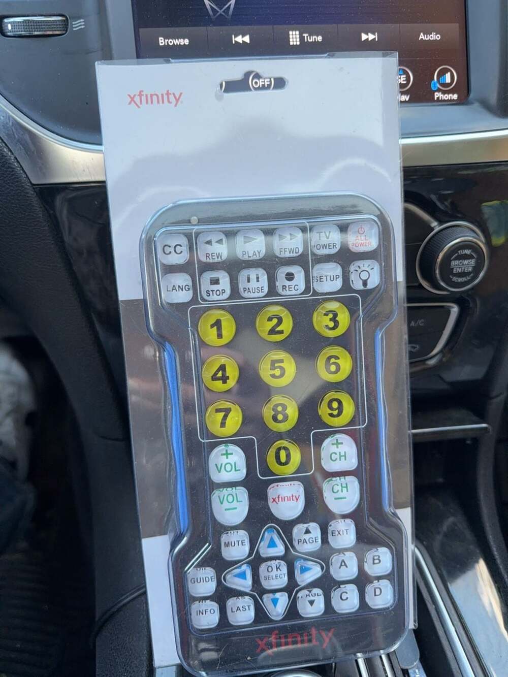 Xfinity Large Button Voice Remote Control for Seniors